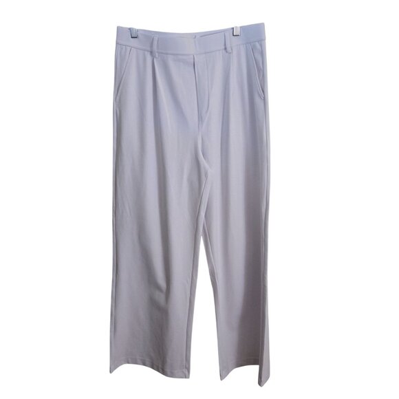 Halara NWT High Waisted Pocket Straight Leg Work Pant Size L - Picture 2 of 9